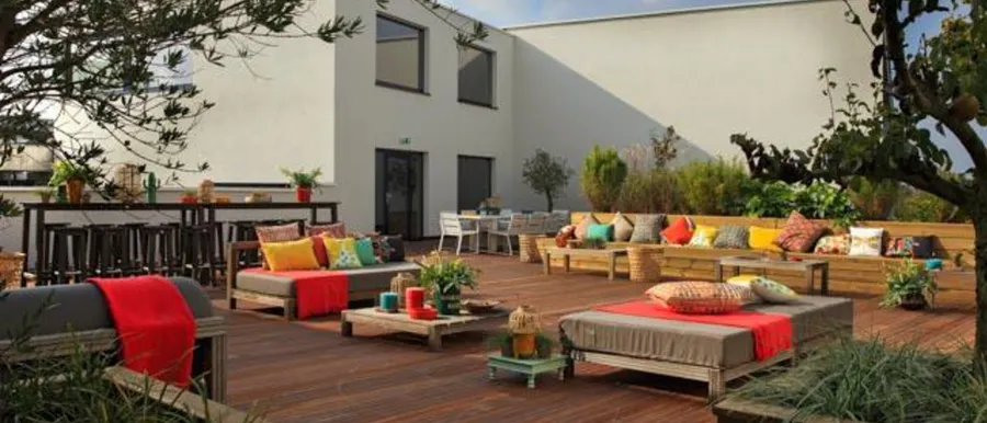 Terrasse sur le toit