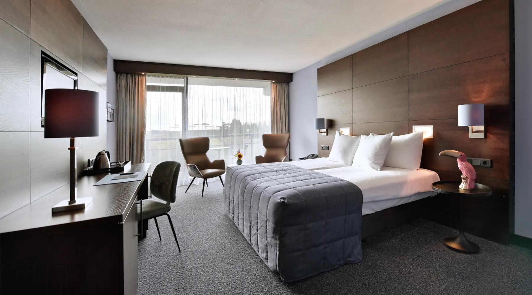 Hotelkamer | Bed | Van der Valk Hotel Sassenheim