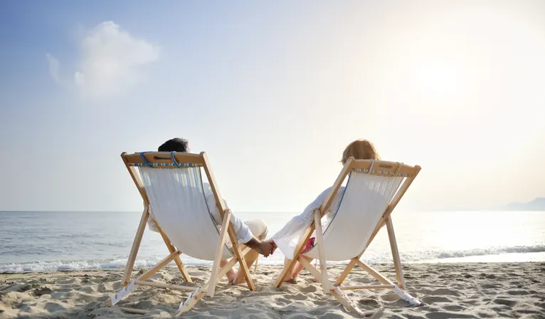 Enjoying the beach!