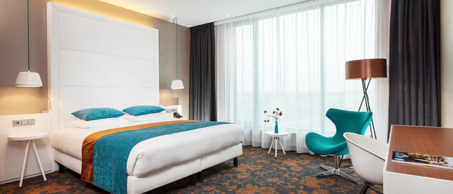 Comfortabele hotelkamer Van der Valk Hotel Veenendaal