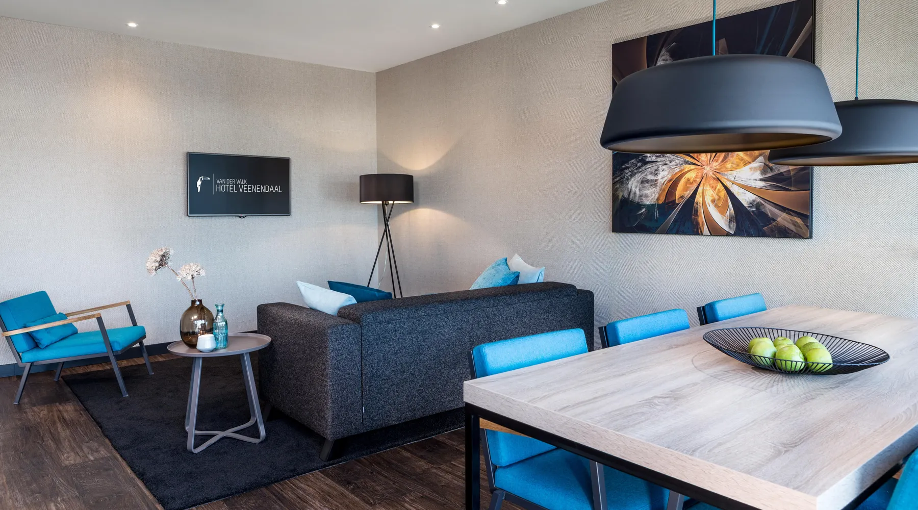 Huiskamer loft Van der Valk Hotel Veenendaal