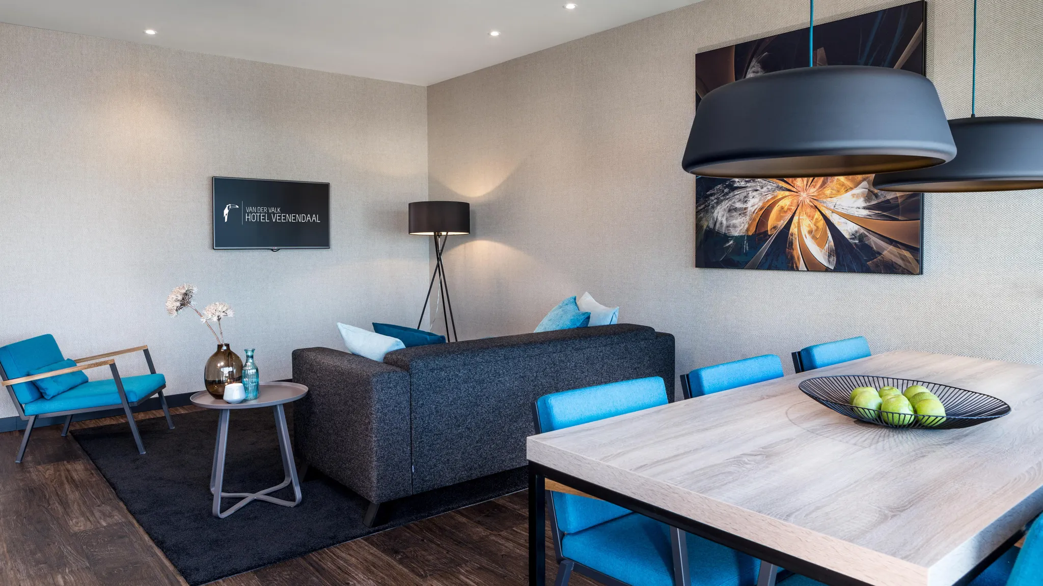 Huiskamer loft Van der Valk Hotel Veenendaal