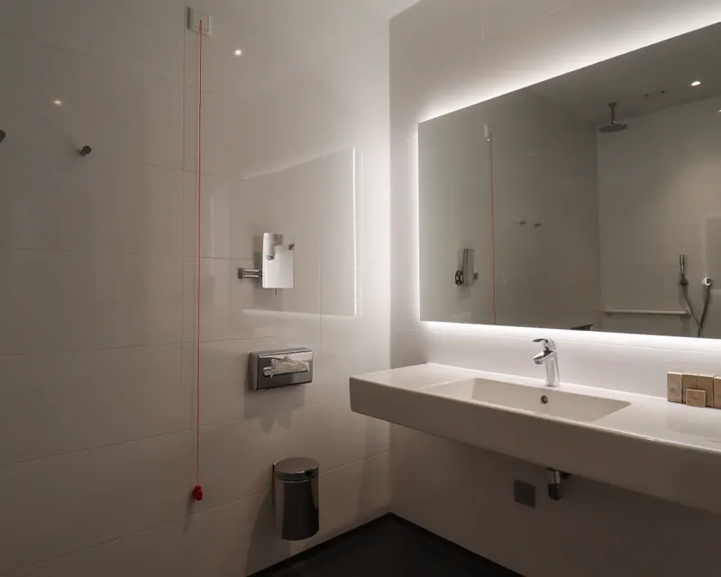 Hotel room Van der Valk wheelchair accessible