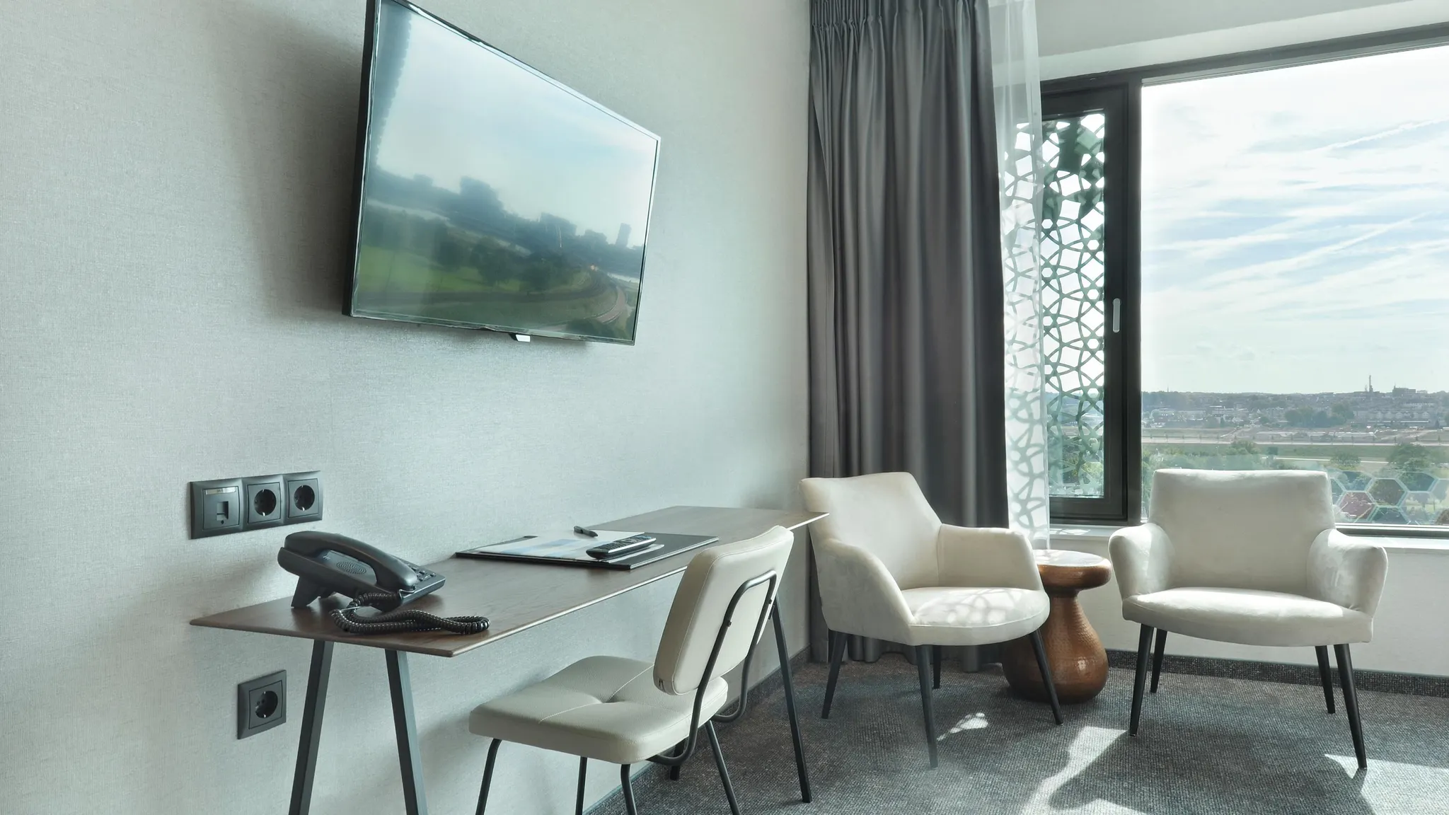 Zithoek Comfort kamer Van der Valk Hotel Nijmegen-Lent