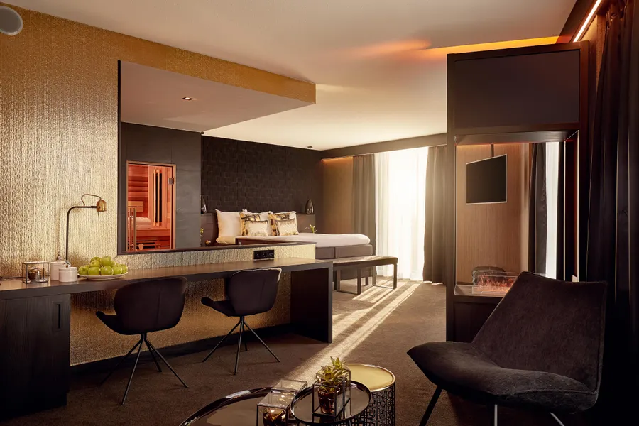 Impressie Wellness Suite Black Hotel Groningen-Hoogkerk