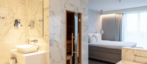 Bathroom Wellness Suite White Hotel Groningen-Hoogkerk