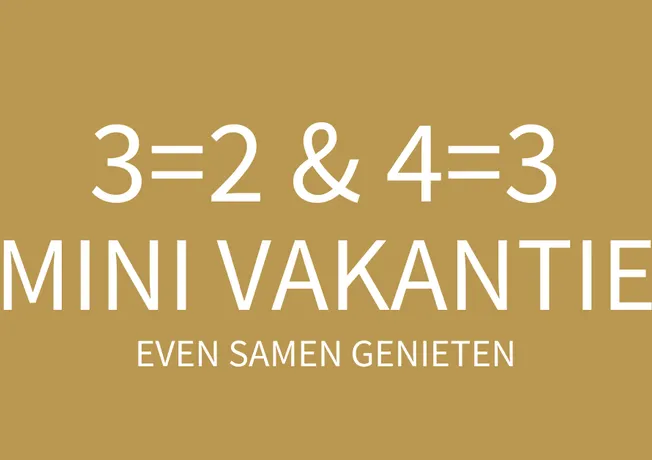 3=2 mini vakantie van der valk drachten