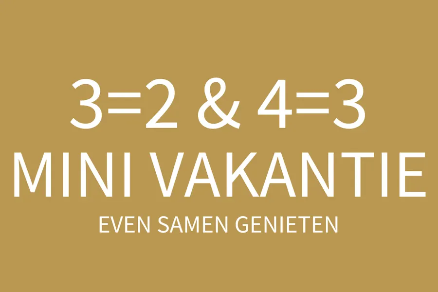 3=2 mini vakantie van der valk drachten