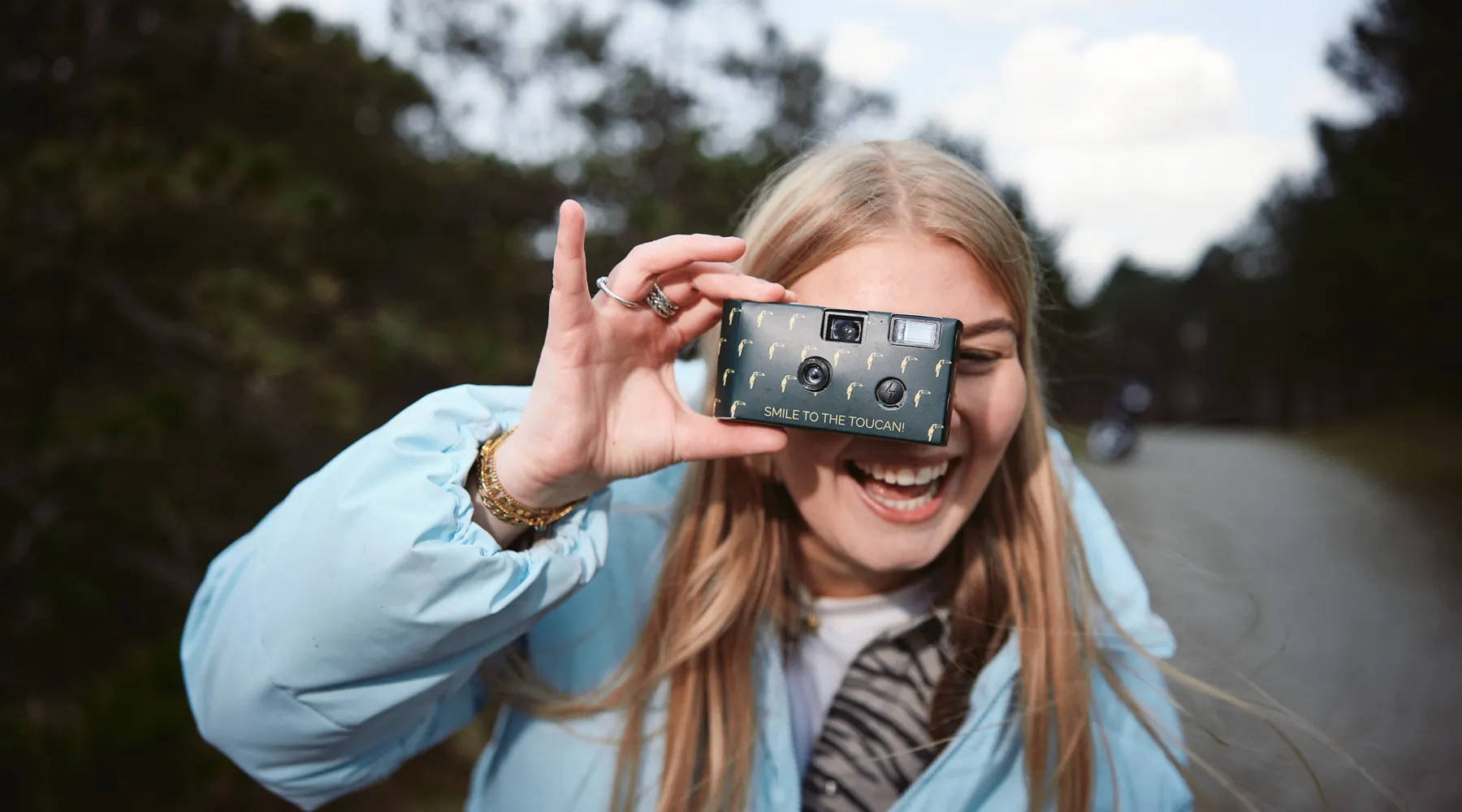 Eline met camera