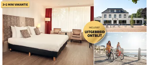 3=2 minivakantie Hardegarijp Leeuwarden