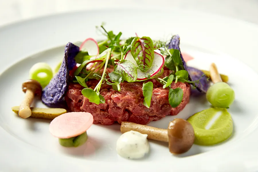 Steak tartare in Restaurant Salt Zaltbommel