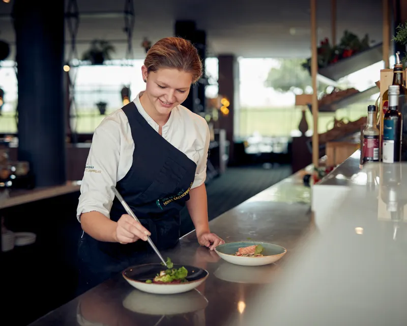 Fahrradpaket mit Abendessen im Restaurant Saltin Restaurant Salt
