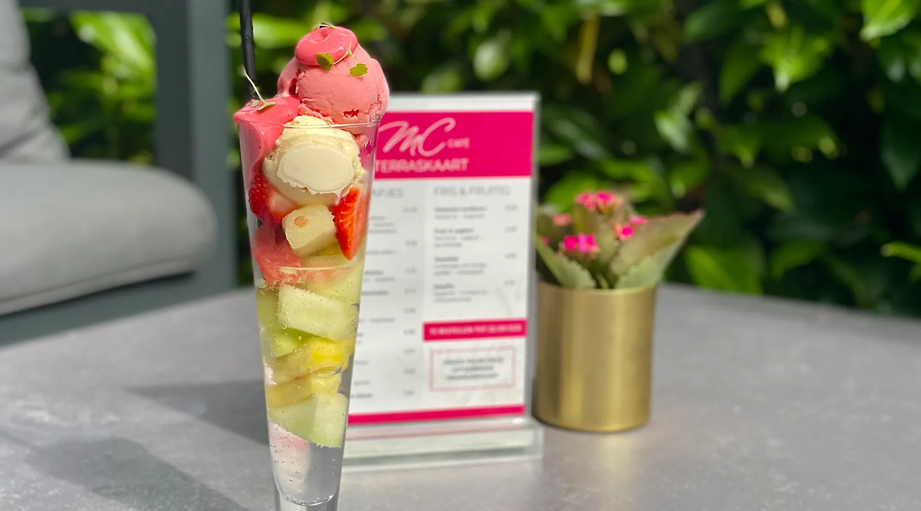 Gerrit's sorbet of Hotel Zaltbommel