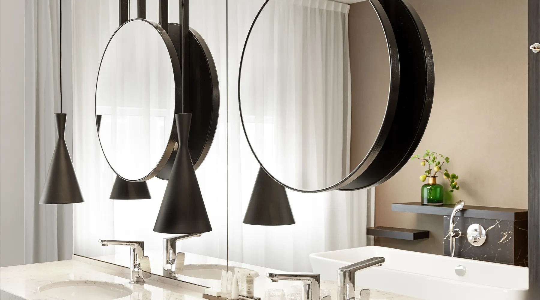 Badkamer in de Presidential Suite van Hotel Zaltbommel