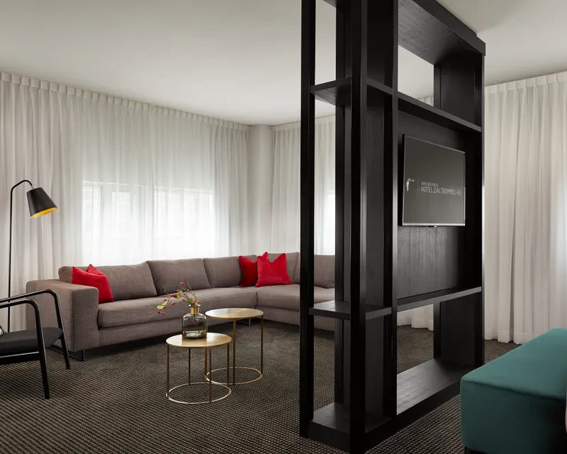 Lounge in the Presidential Suite of Hotel Zaltbommel