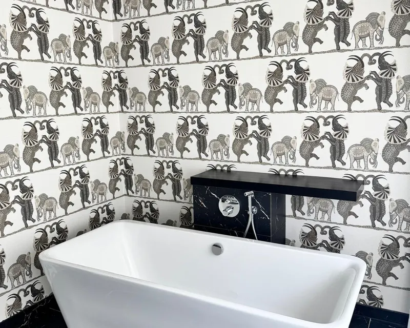 Bathroom in the presidential suite