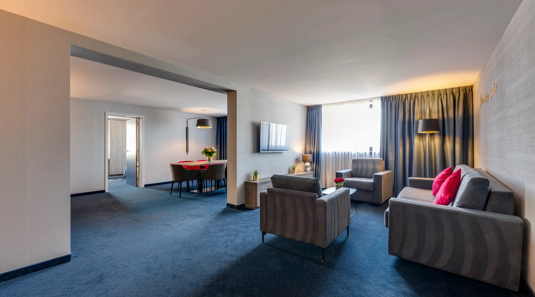 Salon cosy dans un appartement avec bain moussant à Liège
