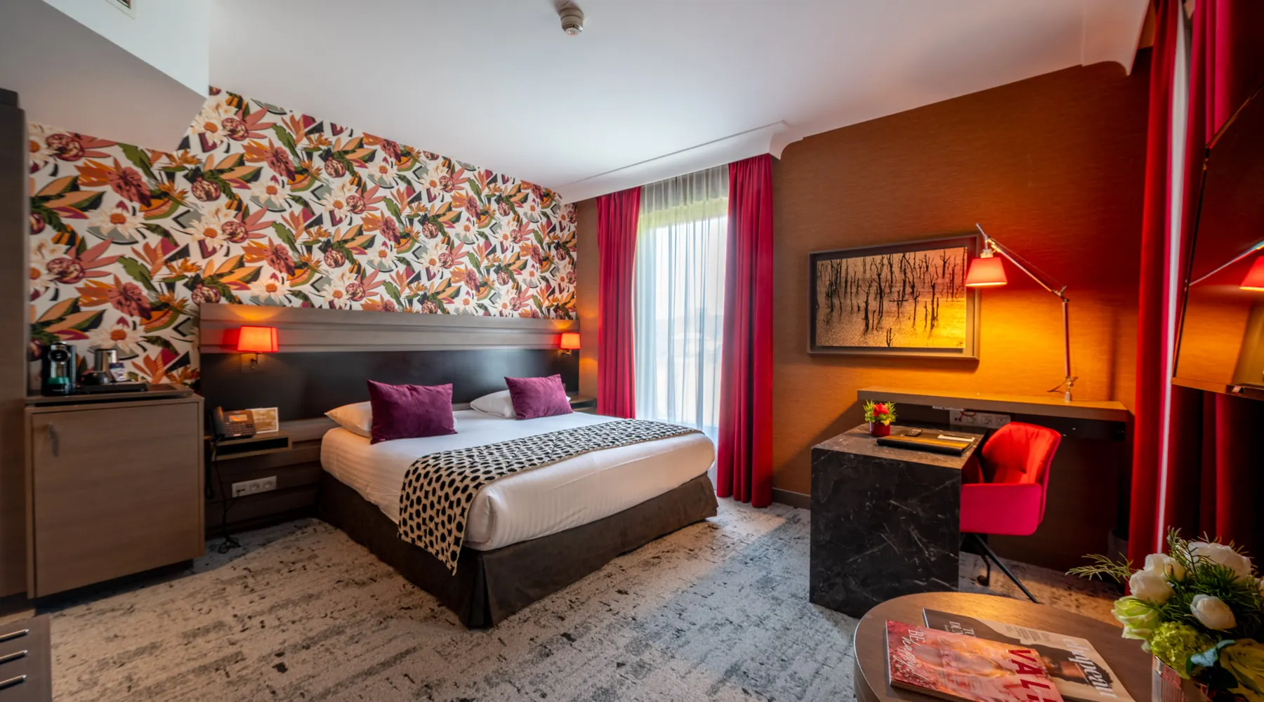 Chambre Classic King avec lit king size au Van der Valk Sélys Liège