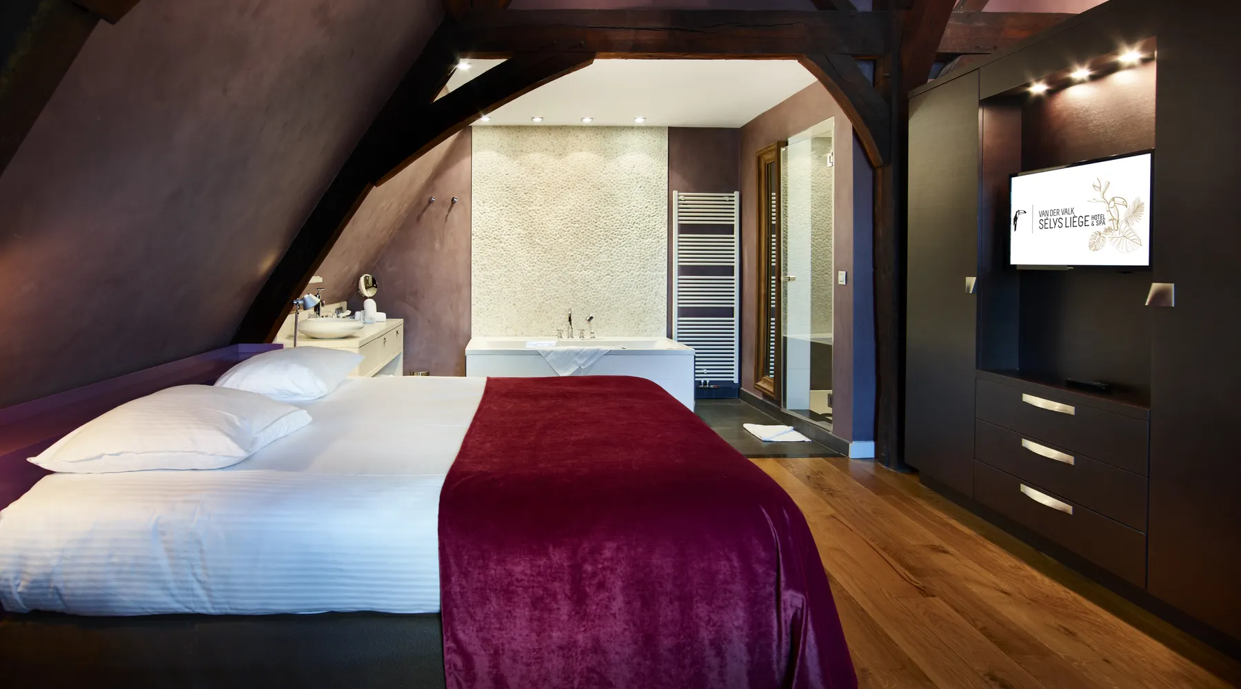 Suite élégante au Van der Valk Sélys Hôtel Liège