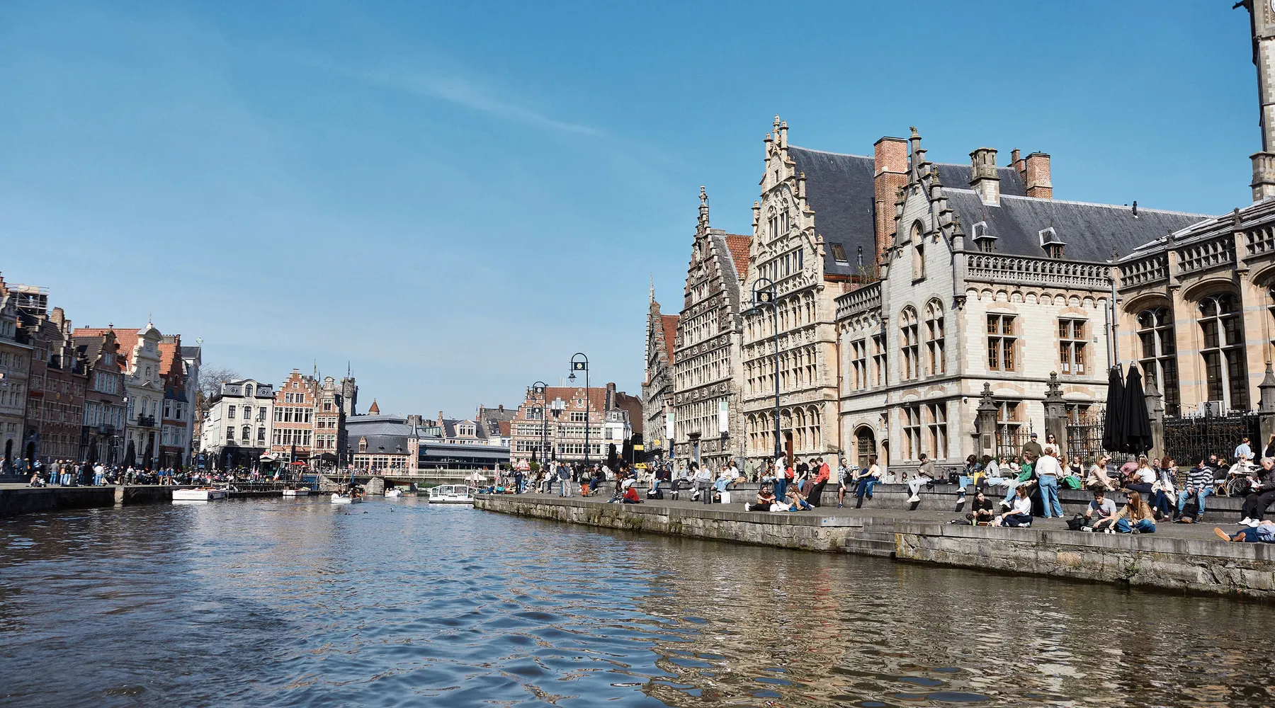 Graslei in Gent