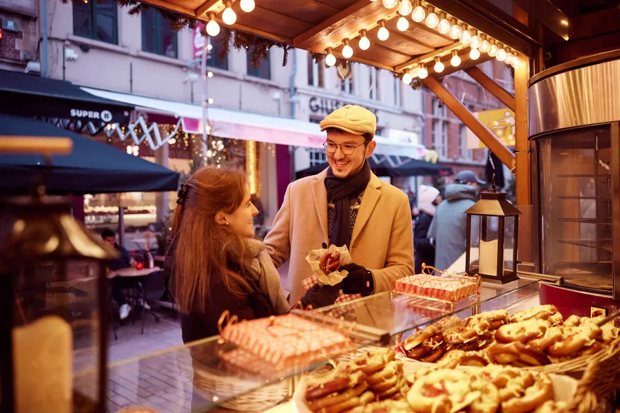 Christmas market in Ghent