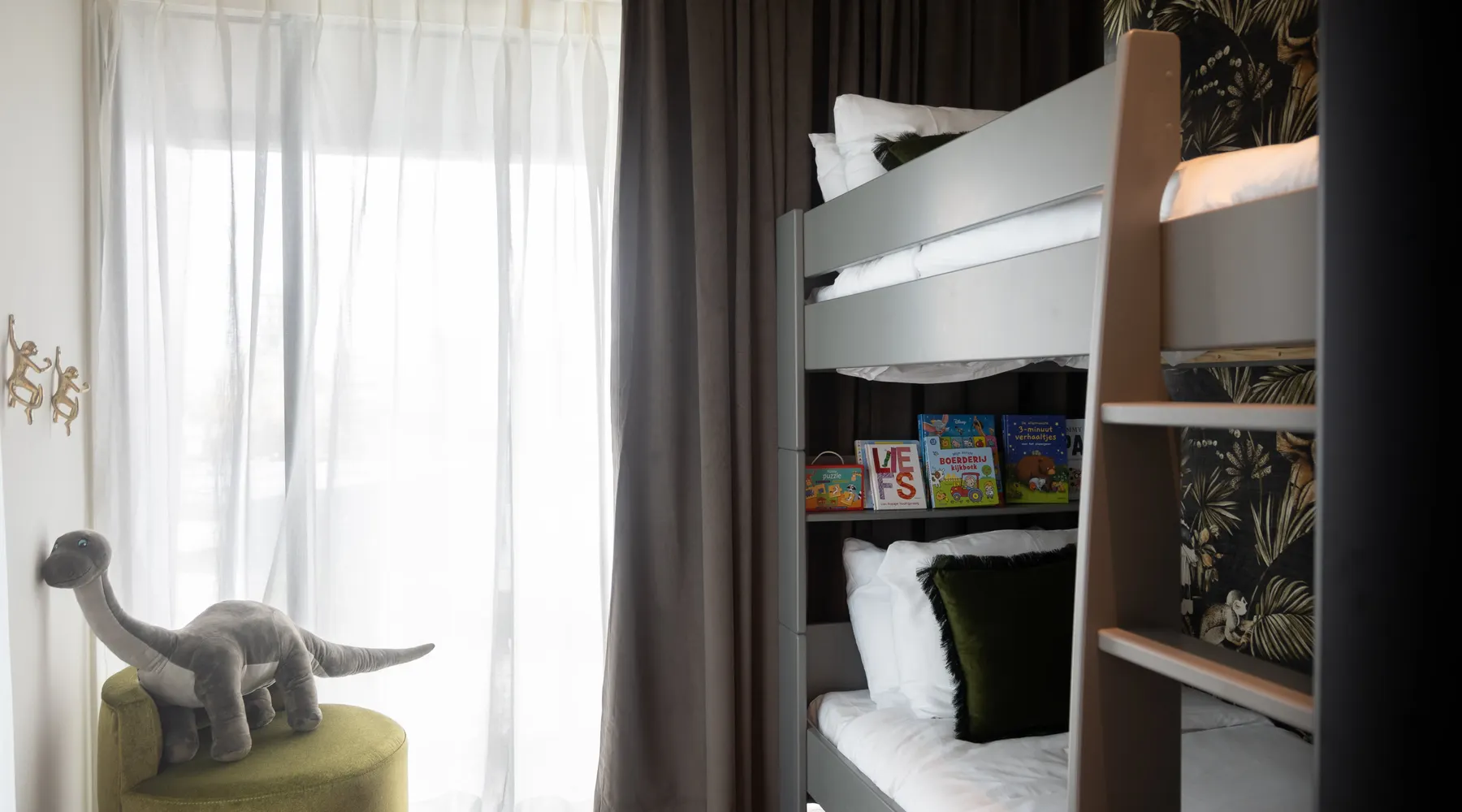 Chambre familiale avec lits superposés