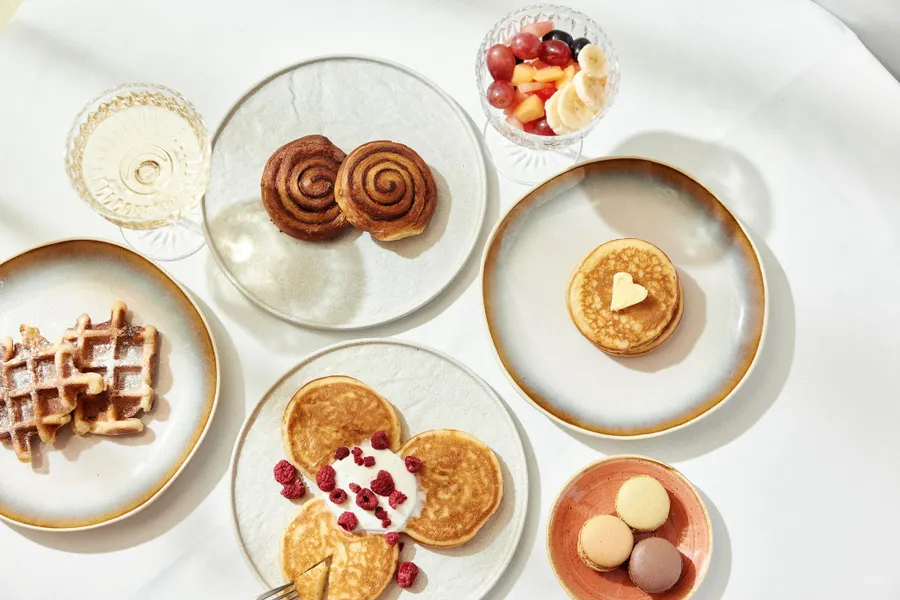 Breakfast buffet at Hotel Gent