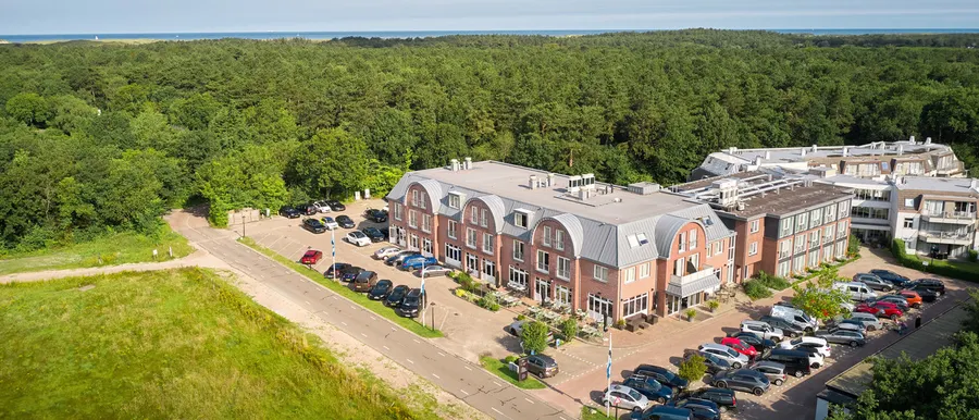 Drone aanzicht hotel