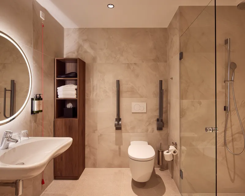 Mindervalide kamer Van der Valk Hotel Lelystad