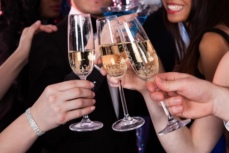 Toasting glasses