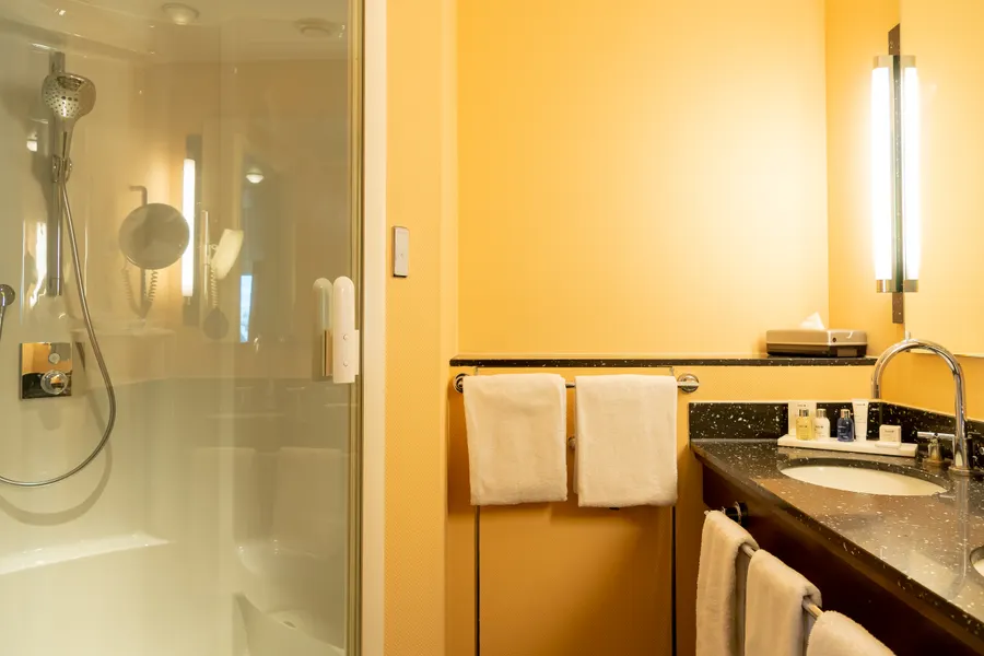 Badkamer in een standaard kamer