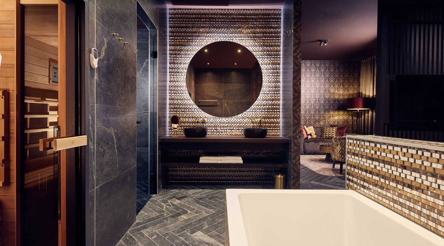 Badkamer, Las Vegas Suite | Van der Valk Hotel Gorinchem-A15