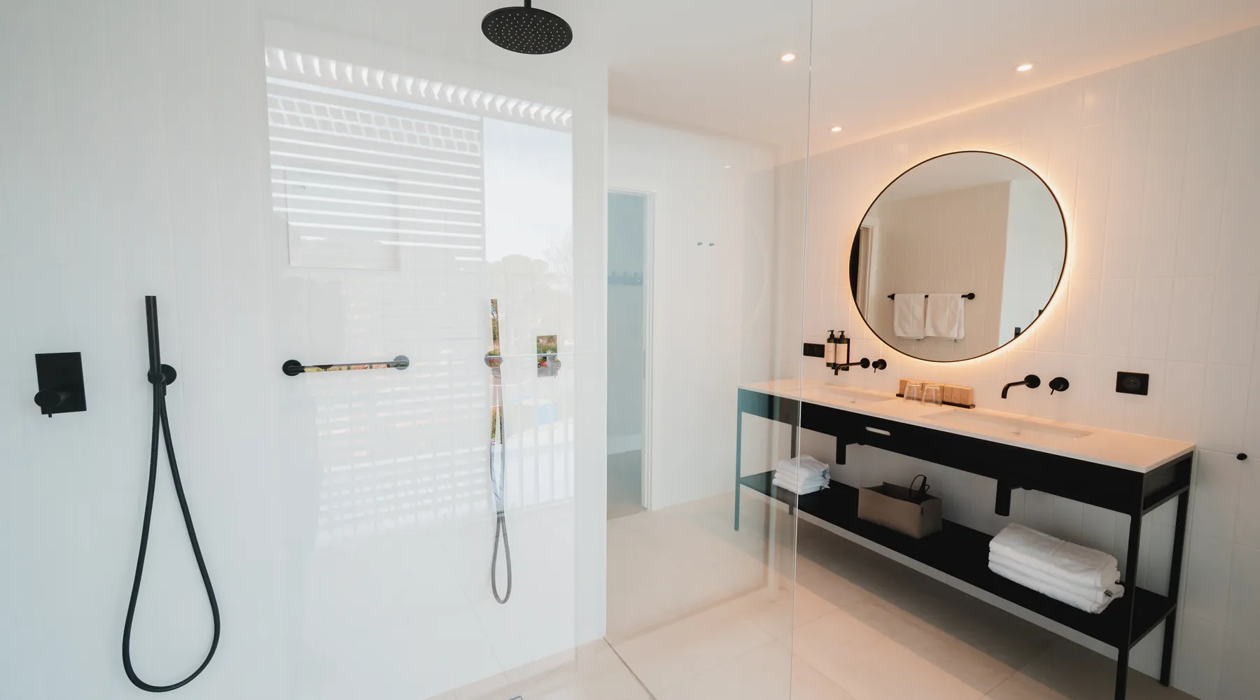 Salle de bain double douche