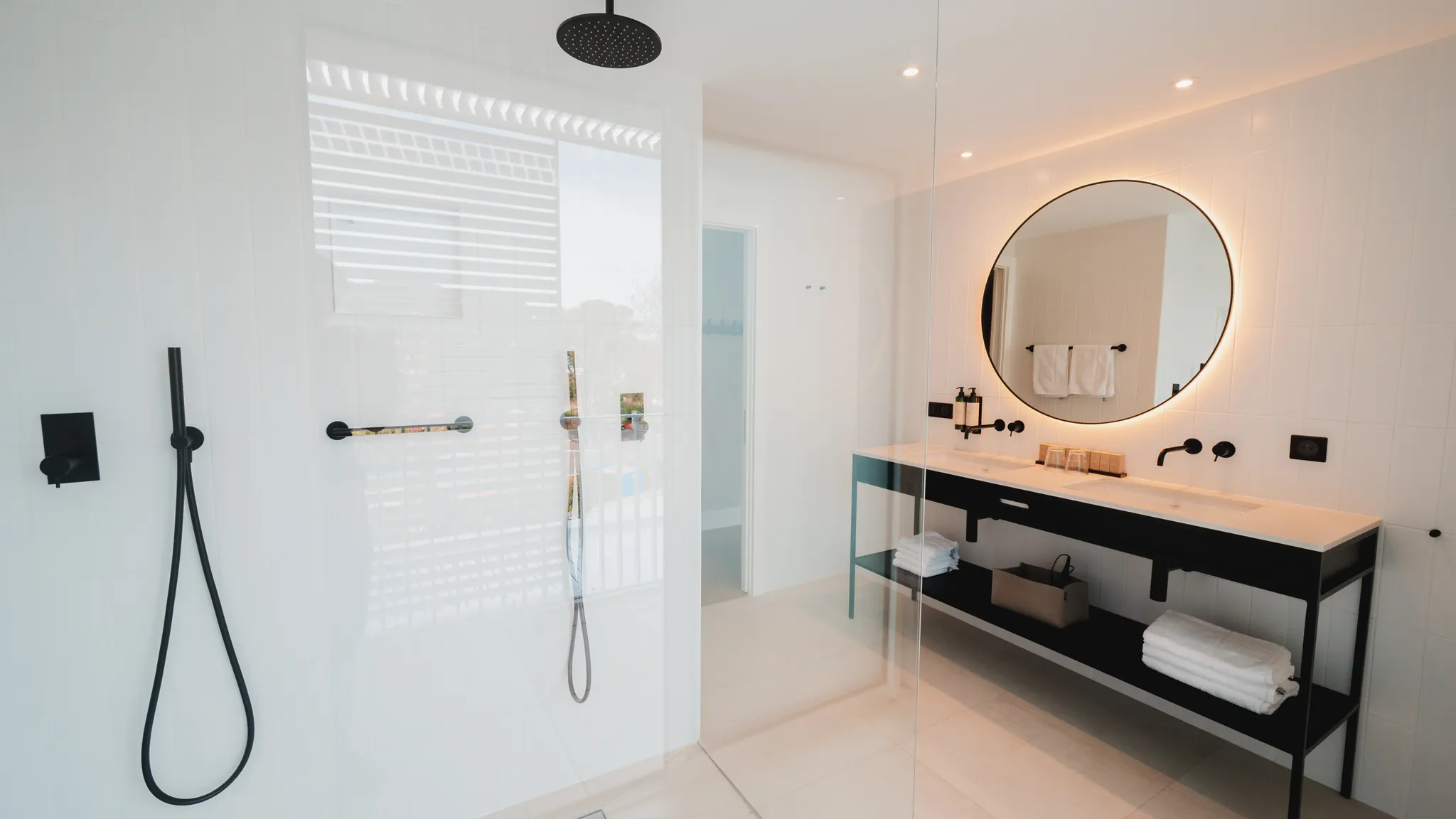 Salle de bain double douche