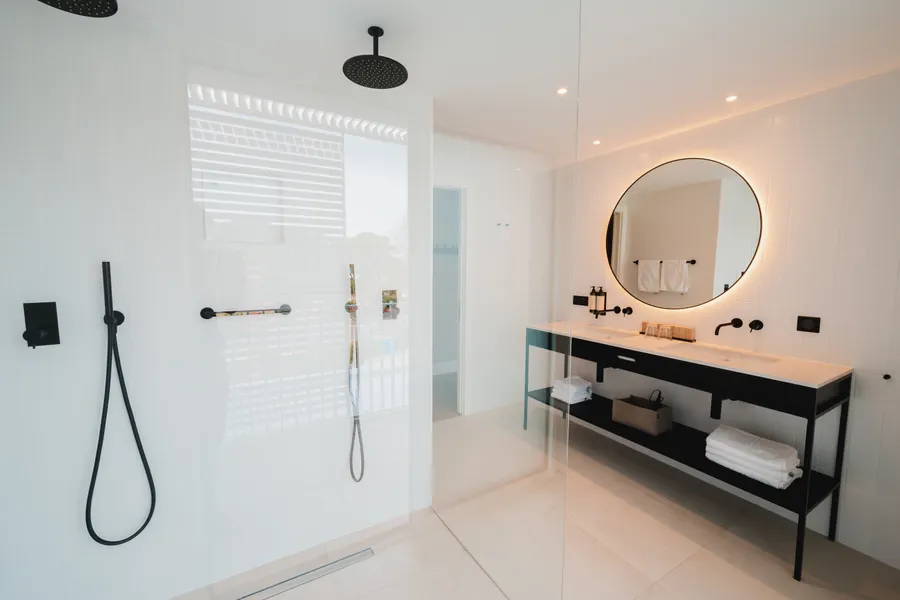 Salle de bain double douche
