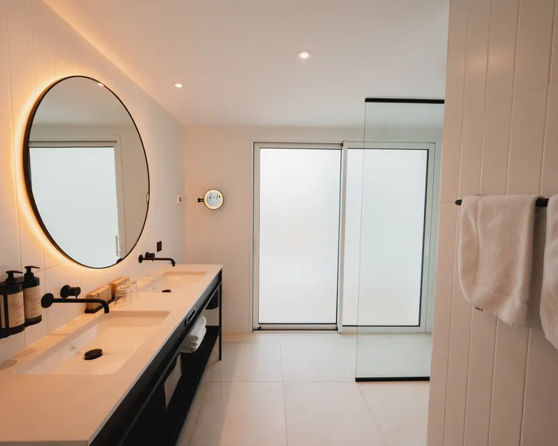 Salle de bain double douche