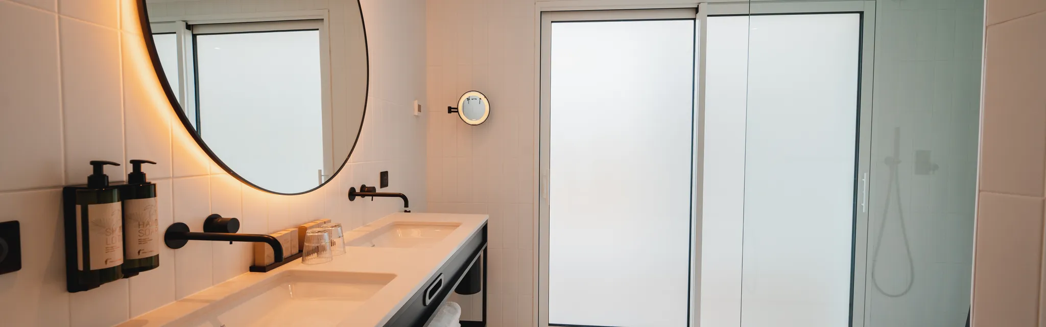 Salle de bain double douche
