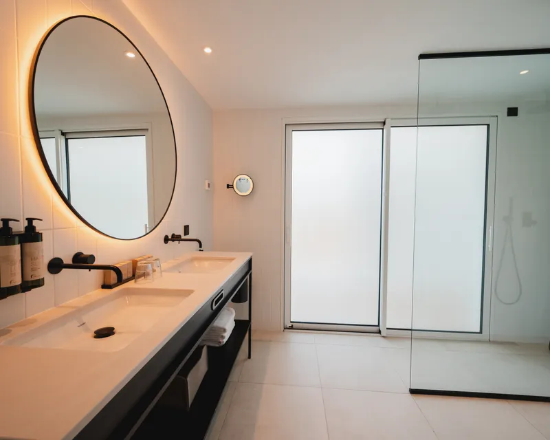 Salle de bain double douche