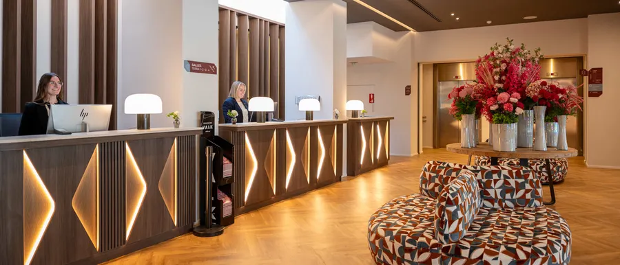 réception Van der Valk Hotel Spa