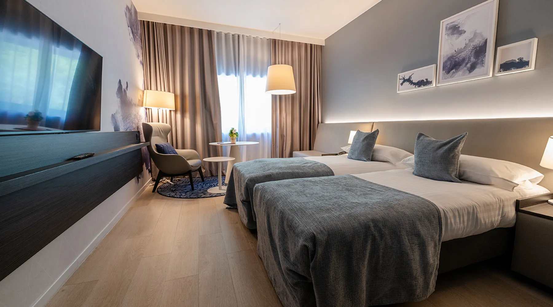 Chambre Standard Twin avec lits séparés à Spa
