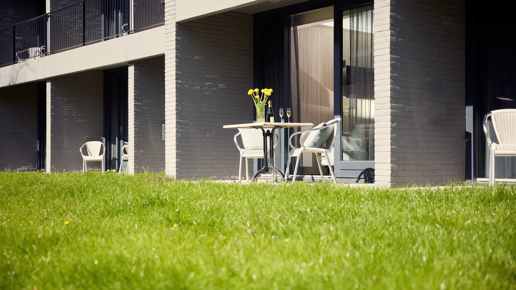 Balcony or terrace in Comfort room at Van der Valk Hotel Gorinchem-A27