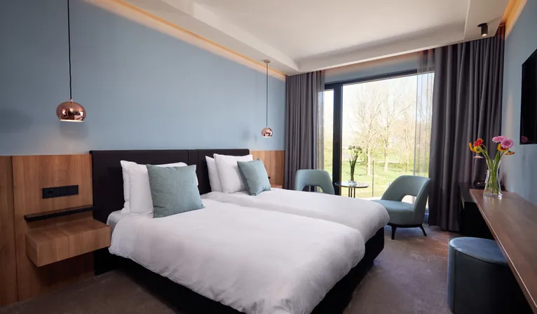 Double bed in Twin room at Van der Valk Hotel Gorinchem-A27