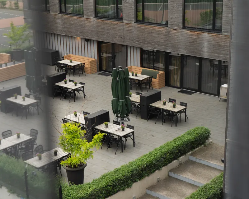 Uitzicht binnenplaats