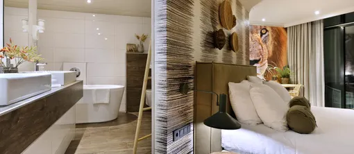 Open badkamer Safarisuite
