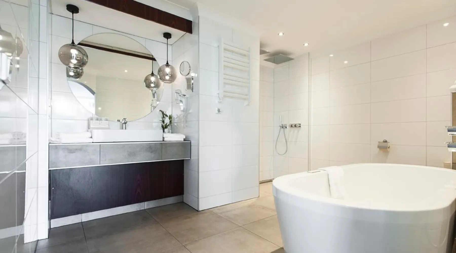 Open badkamer