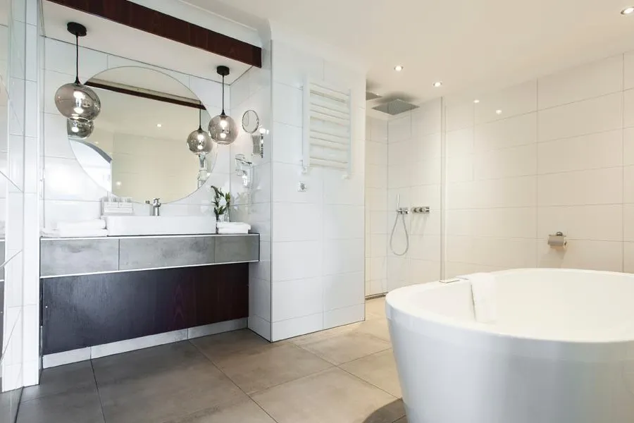 Open badkamer