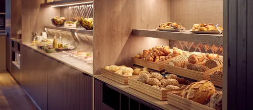 Uitgebreid ontbijtbuffet