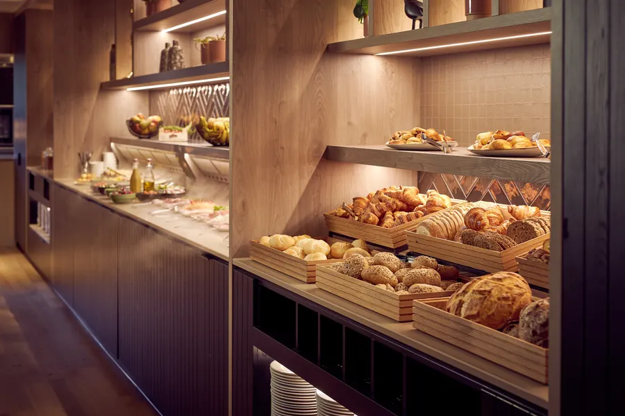 Uitgebreid ontbijtbuffet