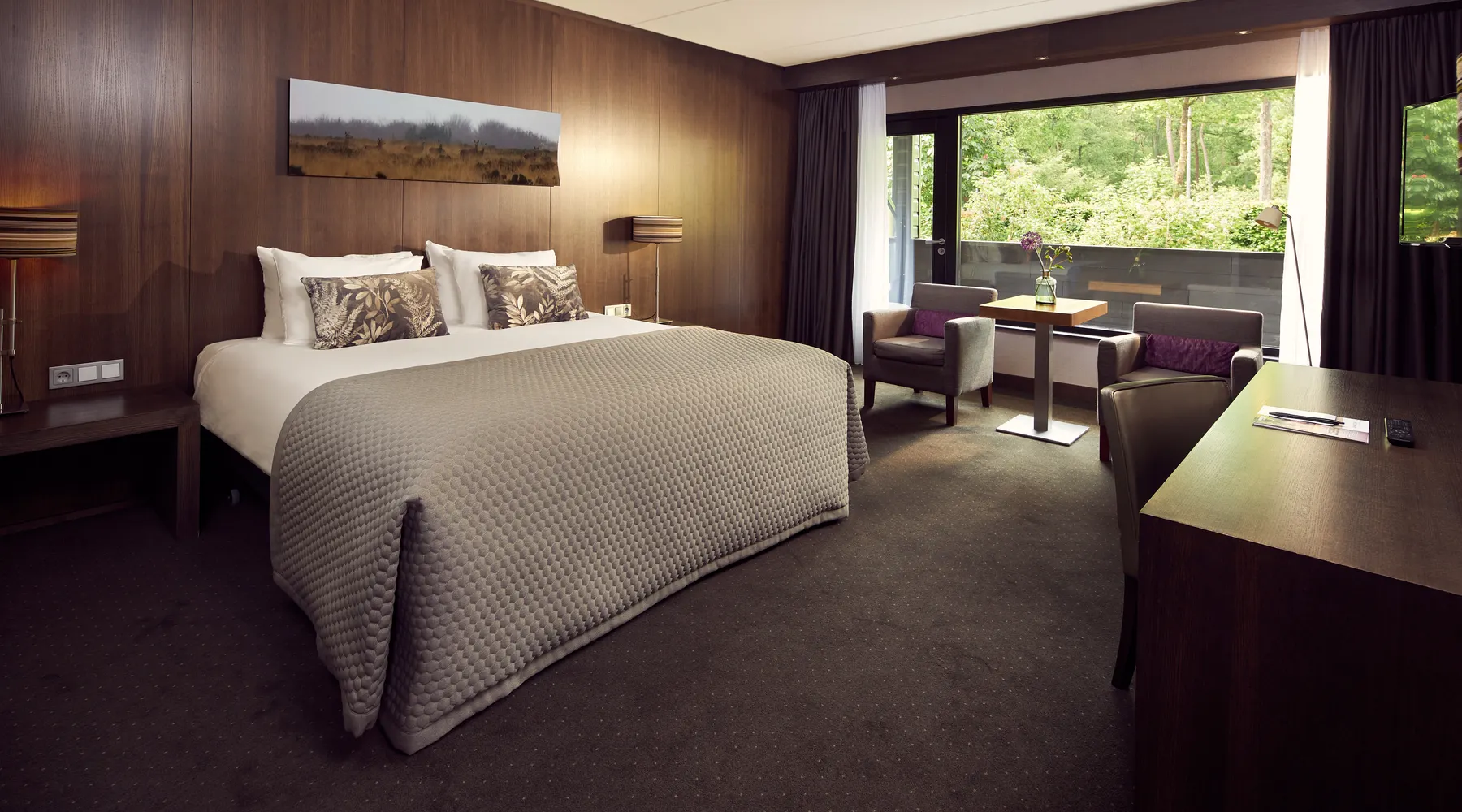 Onze Comfort deluxe kamer is van alle benodigde faciliteiten voorzien