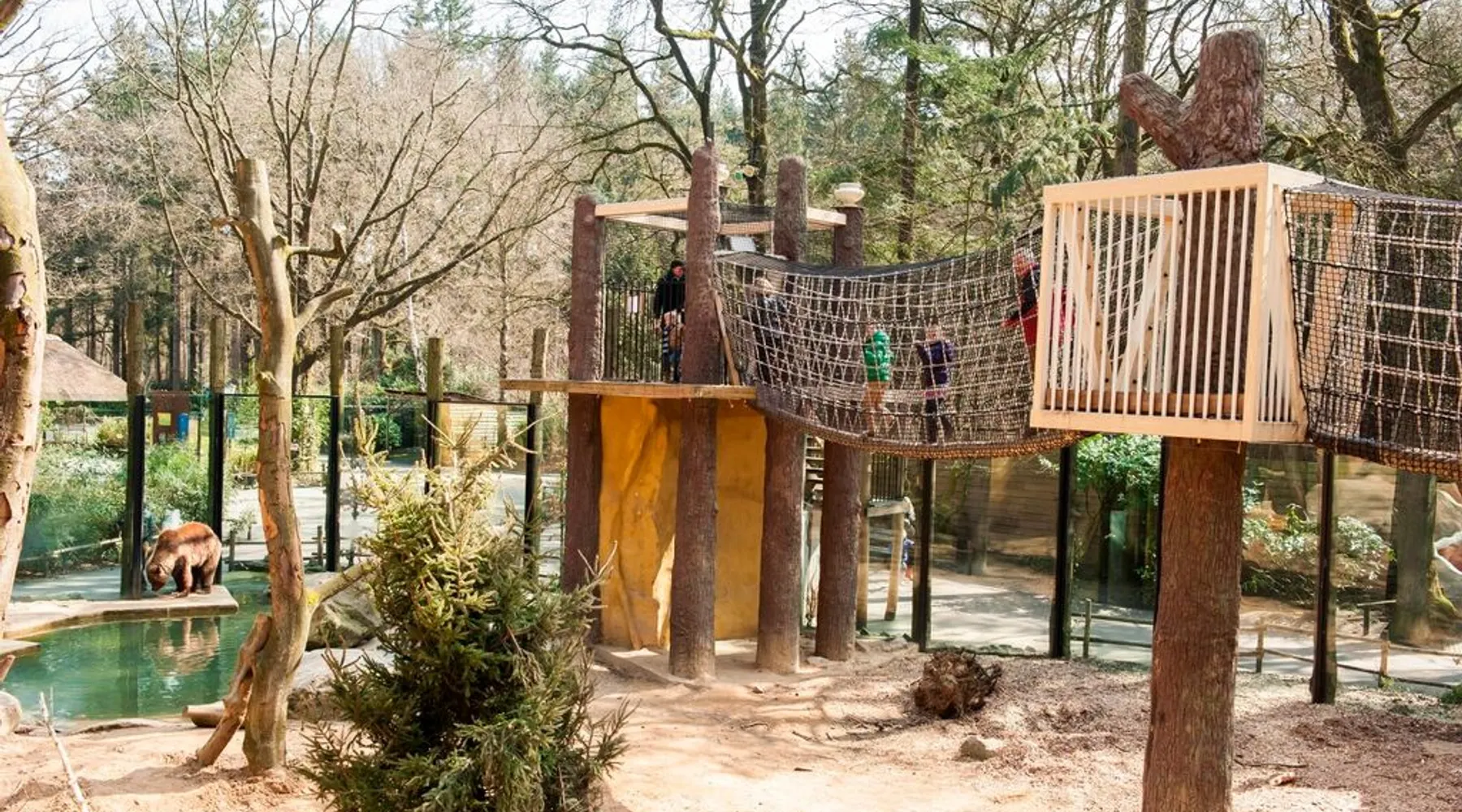 Speelplek voor kinderen in Dierenpark Amersfoort